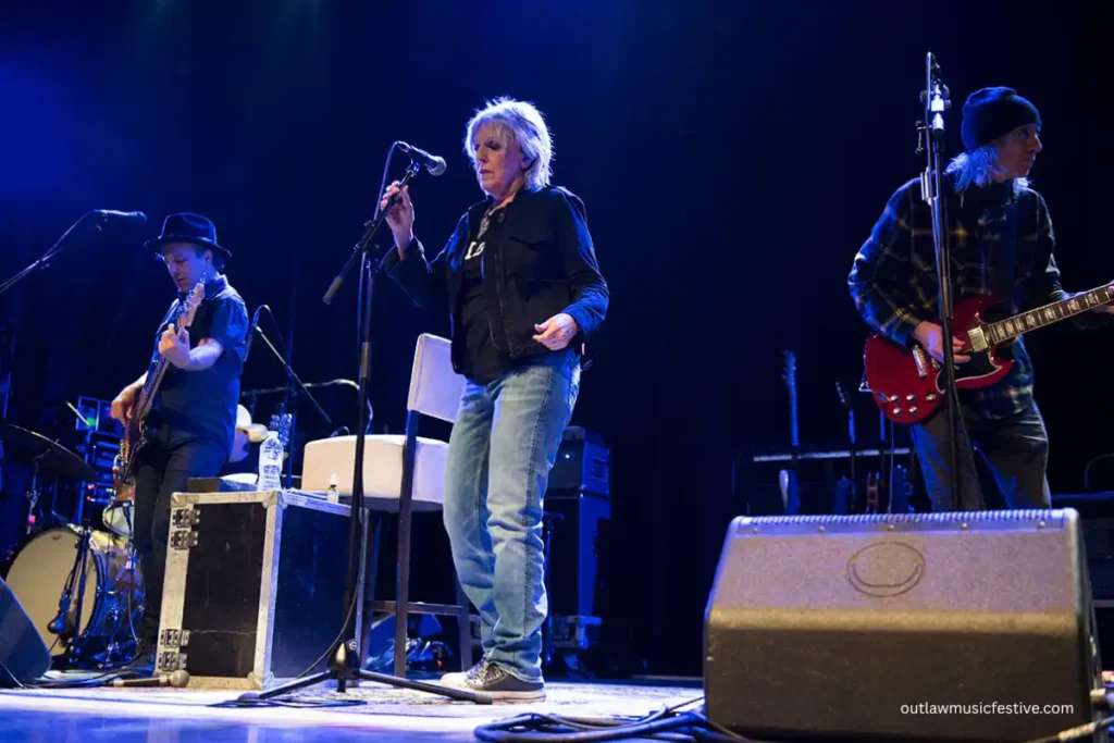 Americana Queen Lucinda Williams at Outlaw Music Tour Stops 2 Lucinda Williams Live Performance