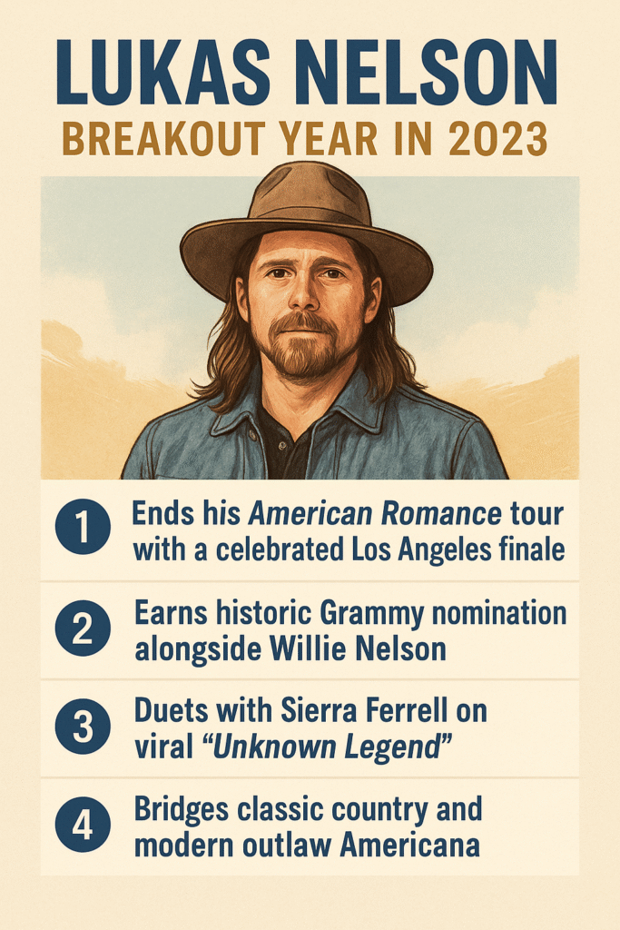 Lukas Nelson’s breakout year peaks with Grammy moment 4 Lukas Nelson Infographics