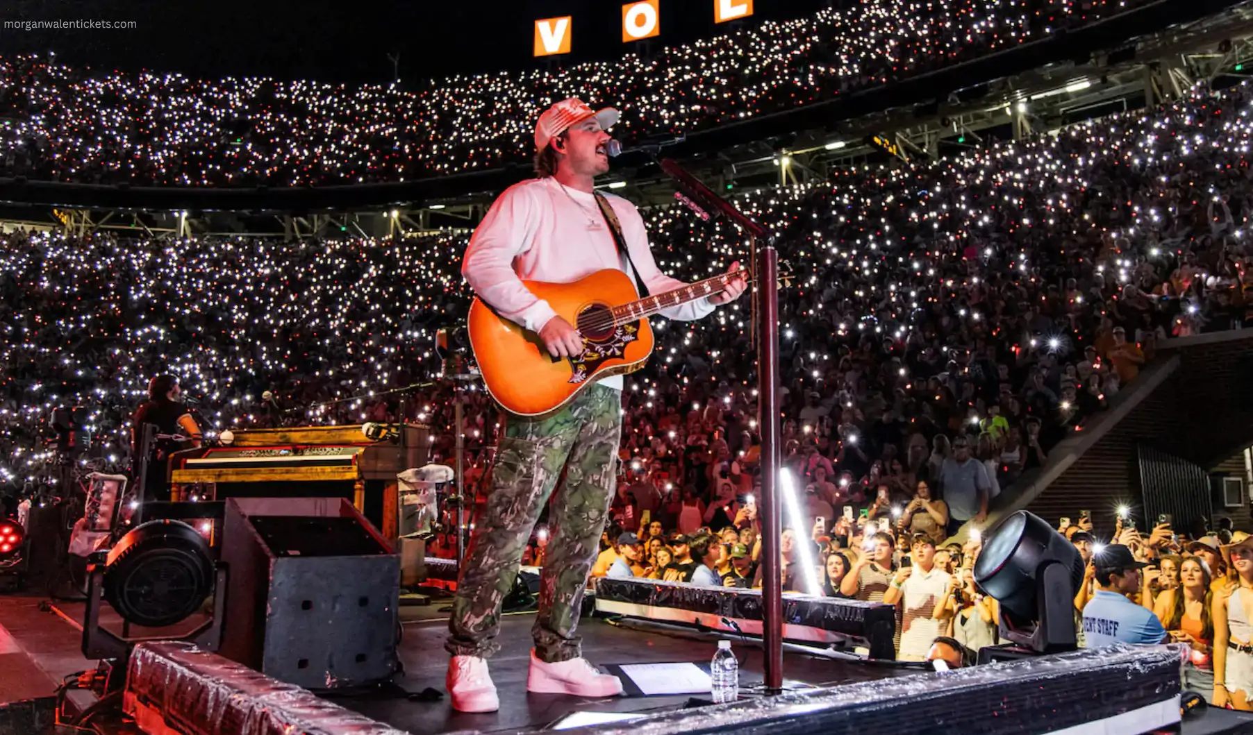 Morgan Wallen performing live on his 2026 stadium tour