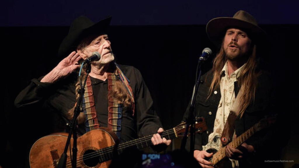 Lukas Nelson’s breakout year peaks with Grammy moment 7 Willie and Luke at the Outlaw Music Festival