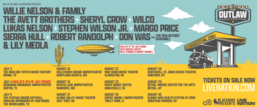 Outlaw Music Festival 2026 Schedule