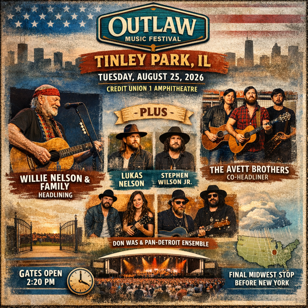 Outlaw Music Festival Tinley Park 2026: Tickets, Lineup & Setlist 3 Outlaw Music Festival Tinley Park 2026